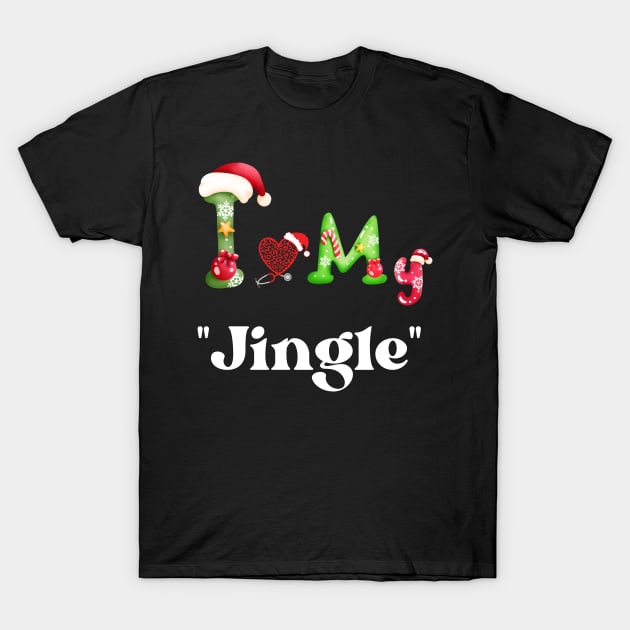 Xmas with "Jingle" T-Shirt by Tee Trendz
